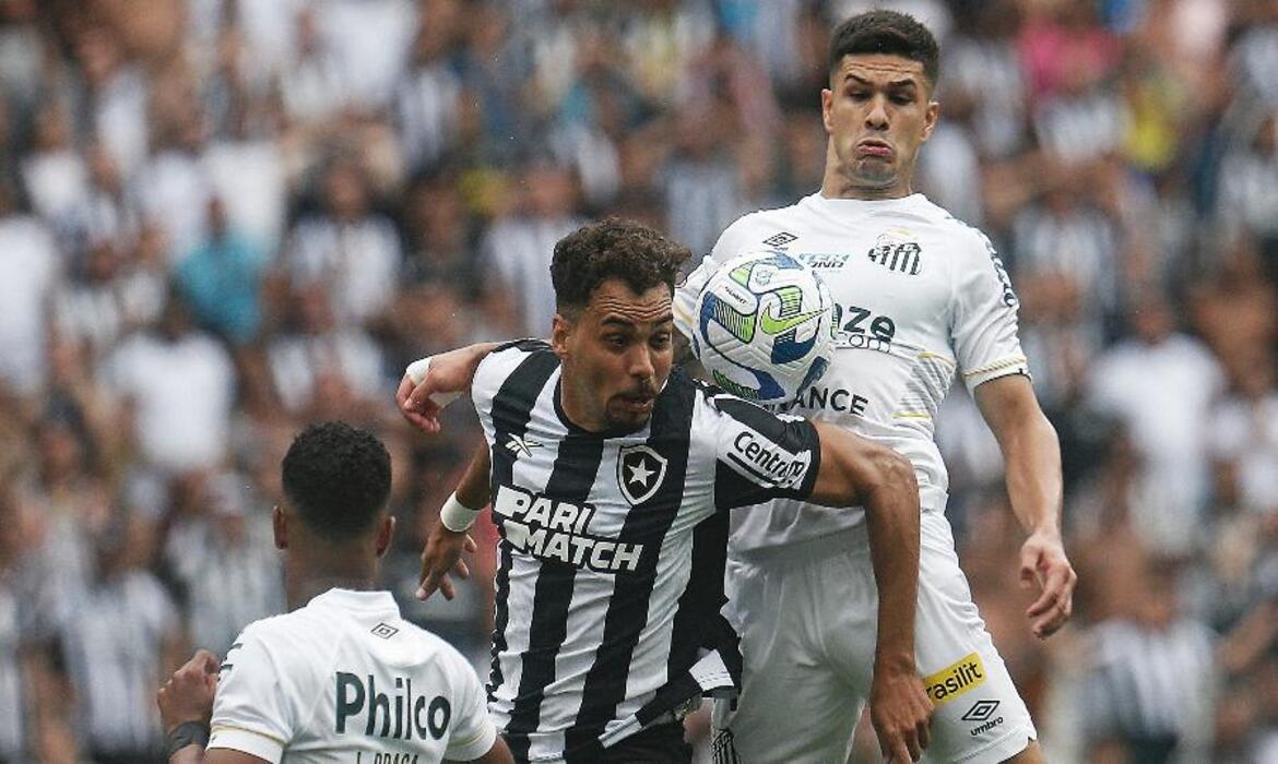 Santos arrranca empate com Botafogo, que chega a 8 jogos sem vencer