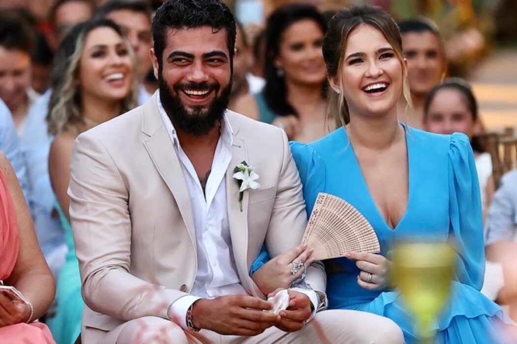 Sertanejo Henrique e a esposa, Amanda