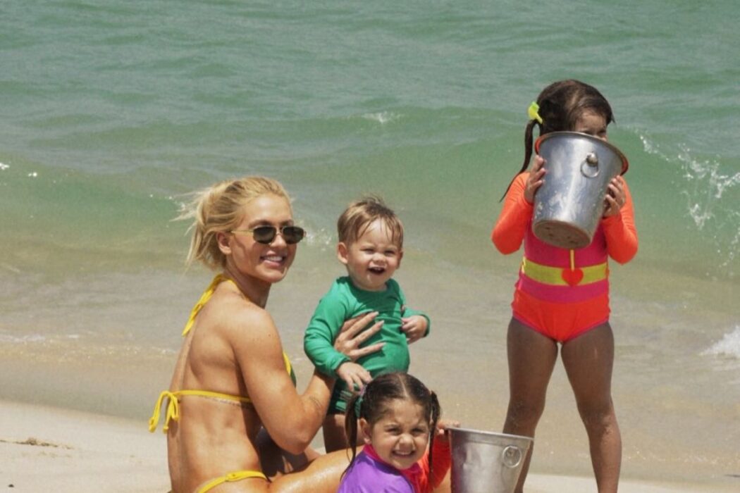 Virginia Fonseca com os filhos