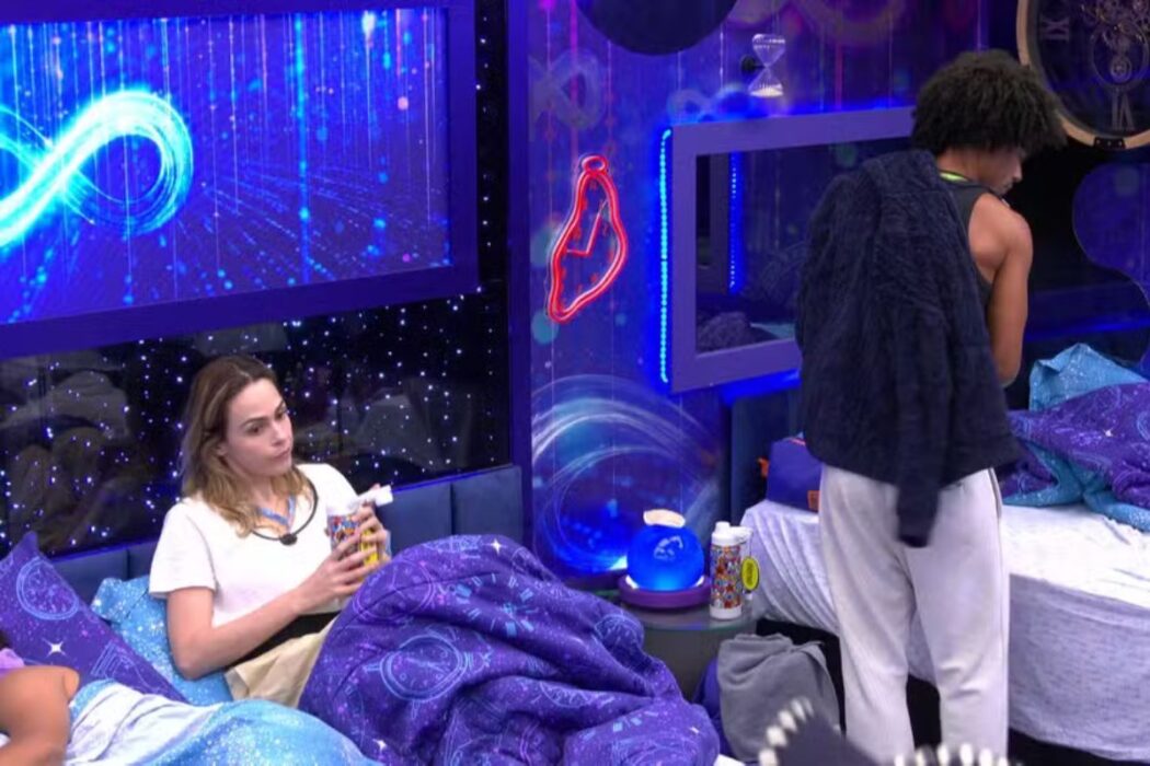 Breno e Ana Paula Renault, no BBB