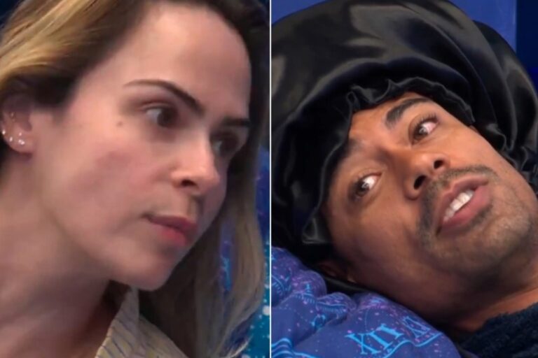 Ana Paula e Breno discutem