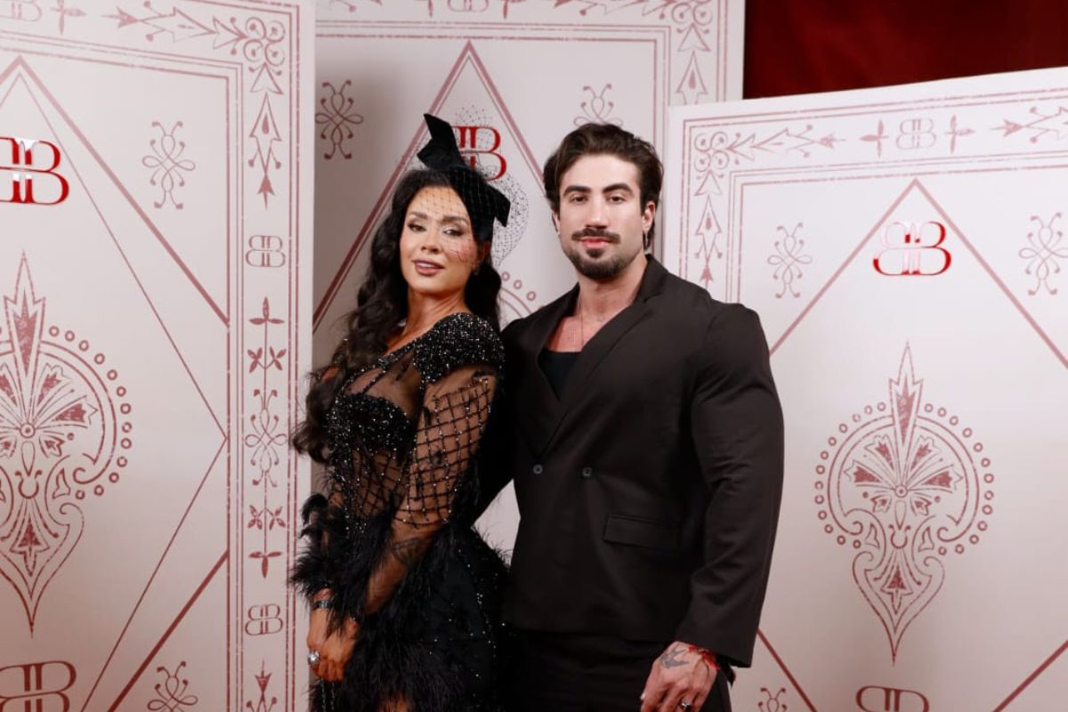 Juju Salimeni e Diogo Basaglia