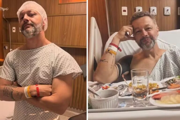 Lucas Lima no hospital