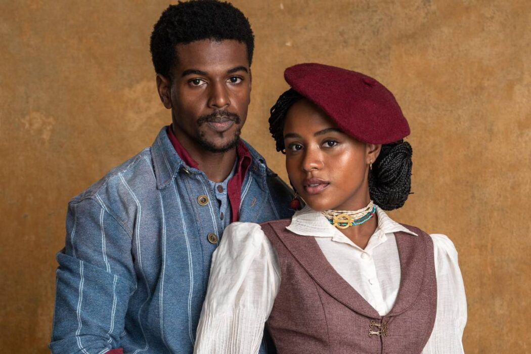 Lúcia (Duda Santos) e Tonho (Ronald Sotto) em A Nobreza do Amor