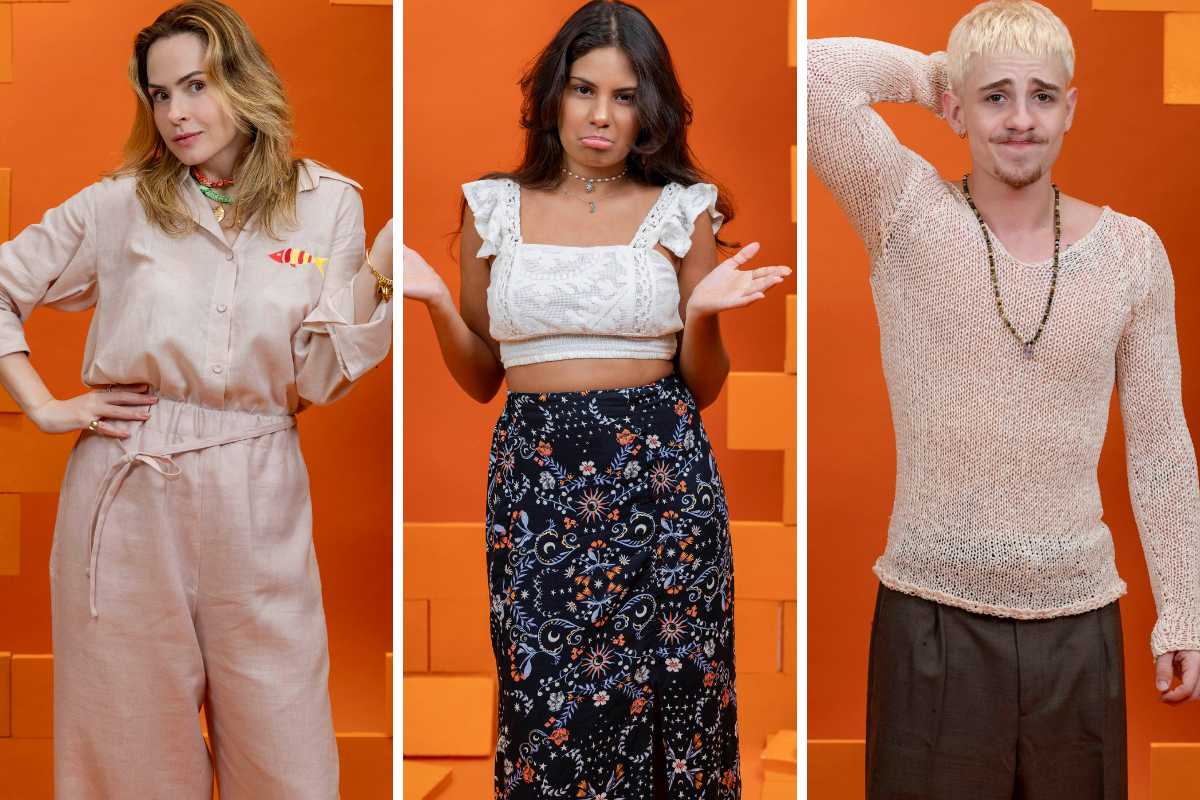 fotomontagem de ana paula renault, gabriela e juliano floss no paredão do bbb 26