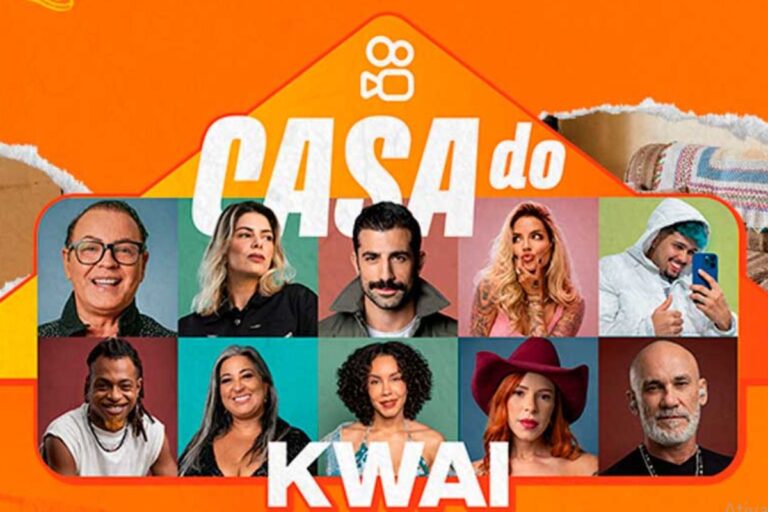 logo e participantes da casa do kwai